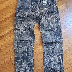 Banded Performance Cotton Hunting Pants Real Tree XL 32 Inseam Stretchy Waist - Picture 1 of 15
