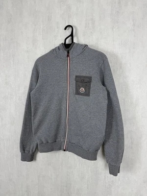 Moncler Niños Nylon Bolsillo Gris Cremallera Sudadera con Capucha Talla 14/164 Foto 1 de 4