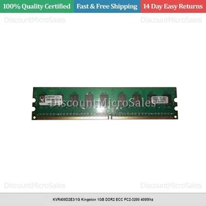 KVR400D2E3/1G Kingston 1GB DDR2 ECC PC2-3200 400Mhz - Picture 1 of 1