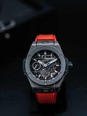 Hublot Big Bang Meca-10 Titanium 45mm Ref# 414.NI.1123.RX Extra OEM Black Strap - Image 1 of 4