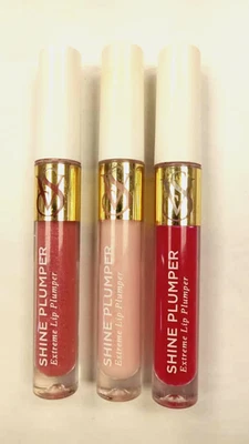 Victoria's Secret Shine Lip Plumper Extreme  3 PACK Rose, Peony, Strawberry - Image 1 of 2