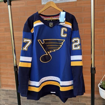 Camiseta Auténtica Adidas St. Louis Blues Alex Pietrangelo #27 C Home 17-24 Talla 54 Foto 1 de 4
