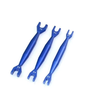 3-4/4.5-5/5.5-7mm Wrench Double Open End Spanner For HSP SCX10 1/8 1/10 RC Car S - Image 1 of 4