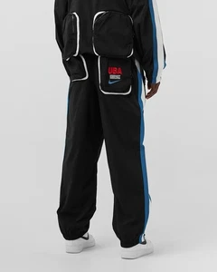 Nike X Undercover Basketball Association Track Pants Trouser Size L - Black - Picture 1 of 17