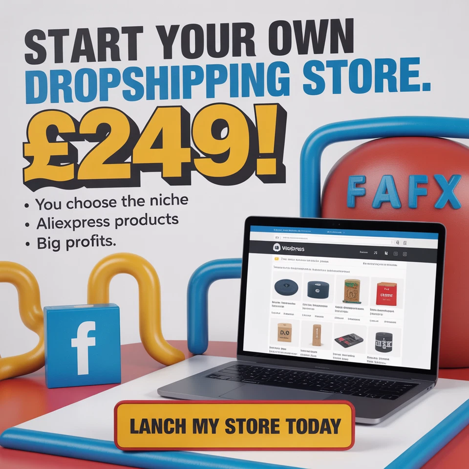 Start Your Own Dropshipping Business – Only £249! - Image 1 of 1