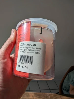 Cubierta de vidrio protectora Broncolor 5500 K para Pulso G y Unilite 34.337.00 Foto 1 de 4