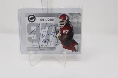 2004 Press Pass Autographs 91 /200 Tommie Harris Auto Silver Draft Picks Set - Image 1 of 2