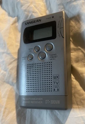 Sangean FM/AM/TV/Weather 4 Band Receiver DT-300VW - Image 1 of 4