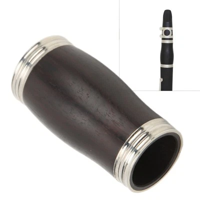 Clarinet Barrel Metal Ring Ebony Black Silver Clarinets Part Accessories Pitch - Image 1 of 4