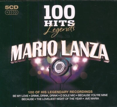 LEGENDS015 Mario Lanza 100 Hits Legends CD set Europe Dmg 2010 5 X CD in large Foto 1 de 2