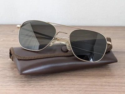 Vintage American Optical Pilot Sunglasses - 57 mm - MINT Condition  - Bild 1 von 4