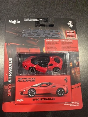 New Maisto Speed Icons Ferrari SF90 Stradale in Red - Image 1 of 4