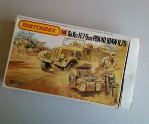 Matchbox Sd.Kfz II/7-5cm PAK 40/BMW R.75 40171 1:76 Vehicle Model Kit - Picture 1 of 15