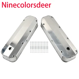 Cubiertas de válvula altas de aluminio fabricadas para motores Ford Big Block BBF V8 429 460 - Imagen 1 de 10