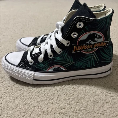 Zapatillas deportivas altas Converse All Star para mujer talla 5 Jurassic Park M9160C Foto 1 de 4