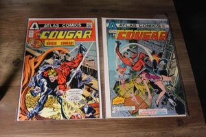 The COUGAR #1 & #2 GD - Atlas Comics 1975 - Bild 1 von 3