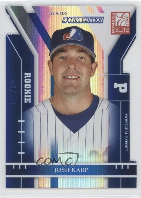 2004 Donruss Elite Extra Edition Status Die-Cut /50 Josh Karp #239 - Image 1 of 2