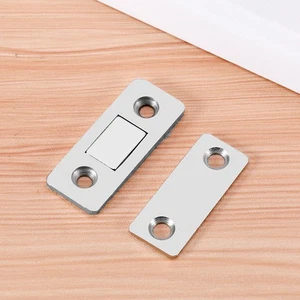 Cabinet Magnet Latch Cabinet Door Magnet Manganese Steel Stainless Steel Brushes - Picture 1 of 9