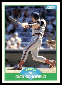 1989 Score Dick Schofield California Angels #16 - Picture 1 of 2