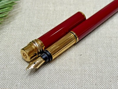 Pluma Estilográfica Must de Cartier Vendome Oro Trinidad Nuevo en Caja 18k 750 Hecha en Francia Foto 1 de 4