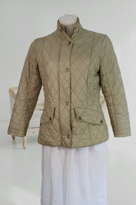 Barbour Steppjacke Damen Gr.40 Stehkragen beige - Bild 1 von 4
