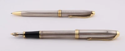 Cross Townsend纯银喷泉和圆珠笔套装(双色) — 第 1/4 张图片