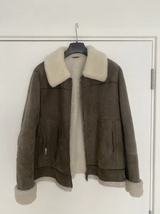 Brunello Cucinelli Shearling-Collar Biker Jacket Women - Picture 1 of 6