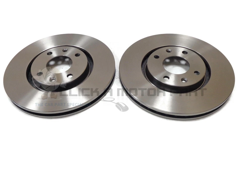 CITROEN DS3 1.6 16v VTi + 1.6 HDi 09-15 FRONT 2 BRAKE DISCS  (CHECK SIZE 283MM) - Image 1 of 1