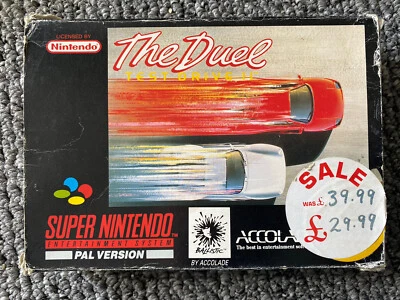 The Duel Test Drive II SNES. Test Drive 2 For The Super Nintendo. Rare - Image 1 of 4