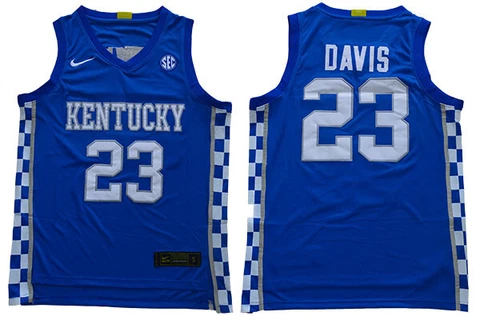Anthony Davis #23 Kentucky Wildcats Athletics Basketball Men's Jersey - S to 5XL Cover