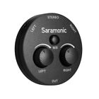 Saramonic AX1 Miniature 2-Channel 3.5mm Microphone & Audio Mixer for Video Sound