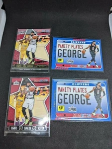 2020-21 NBA Hoops Paul George 4x card lot Gold Silver insert LA Clippers - Picture 1 of 2