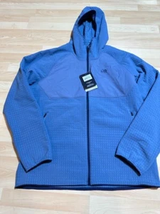 OR OUTDOOR RESEARCH Men Vigor Plus Fleece Midlayer Jacket Hoody Nimbus Blue XL - Photo 1/5