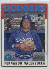 1986 Topps Wax Box Bottom Fernando Valenzuela #P