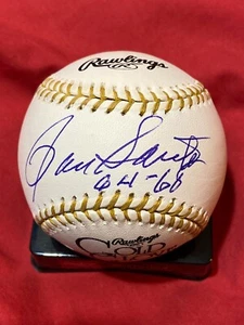 GUANTE DE BÉISBOL "64-68" CHICAGO CUBS firmado autografiado por Ron Santo - Imagen 1 de 3