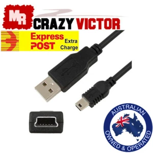 USB Charger Cable for Garmin nuvi GPS 250 1490 2455 2457 2495 2689 nuvicam LMT - Picture 1 of 2