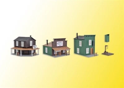 38502 Kibri HO Kit of Western buildings category - sheriff´s office - Image 1 of 3