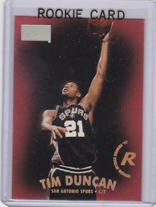 TIM DUNCAN ROOKIE CARD 1997 Skybox Premium NBA RC San Antonio Spurs Basketball - Picture 1 of 2