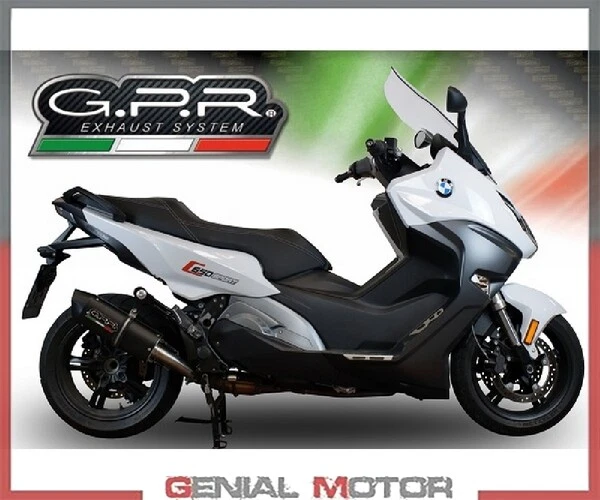 Terminale di Scarico GPR Furore Evo4 Nero omologato BMW C 650 Sport 2016 2020