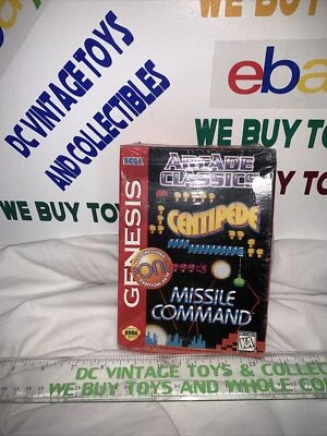 Vintage 1996 Arcade Classics: Centipede  (Sega Genesis) Factory Sealed - Image 1 of 4