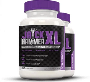 Jack Hammer XL Male Enhancement & Sports / Workout Pill for Maximum Gains - Picture 1 of 5