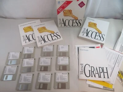 Vintage 1992 Microsoft Access Database 1.00 With Extra Disks - Image 1 of 4