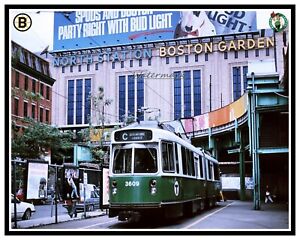 NHL NBA North Station Entrance Boston Garden Bruins Celtics Color 8 X 10 Photo 