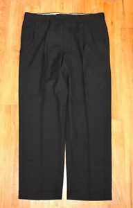 Brooks Brothers Madison 1818 Loro Piana Men's 40/31.5 Dark Grey Wool Pants - Picture 1 of 10