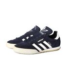 Adidas Vintage Samba Shoes UK 7 Navy Blue 2000 Rare Retro Casual Trainers