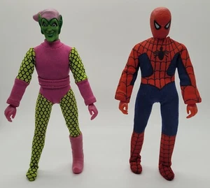 Vintage Authentic/Original 1970's Mego Green Goblin & Spider-man Type1 figures! - Picture 1 of 8