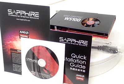 AMD FirePro W5100 4GB GDDR5 Graphics Card 4x DisplayPort - Image 1 of 4