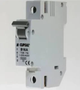 MwSt inkl. Clipsal TSB-116 B16 16Amp Typ B MCB 10kA Leitungsschutzschalter TSB 16A (113) - Bild 1 von 4