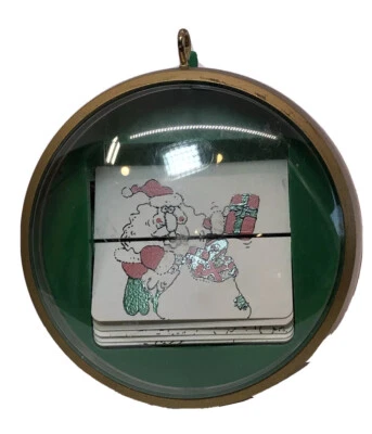 Vtg 1984Hallmark Cards Ornament The Night Before Christmas Scene-Flipper Bulb PO - Image 1 of 4