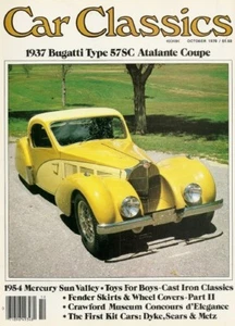 CAR CLASSICS 1978 OCT - FENDERS&WHEEL COVERS, KIT CARS-DYKE, SEARS, METZ - Imagen 1 de 1